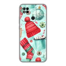 Чехол Санта Клаус для Xiaomi Redmi 10A (Одежда)