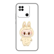 Чохол з принтом Лабубу для Xiaomi Redmi 10A – Бежевий Лабубу