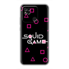 Чохол Гра в кальмара для Xiaomi Redmi 10A – Лого гра кальмара