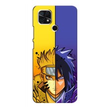 Купить Чехлы на телефон с принтом Anime для Редми 10а – Naruto Vs Sasuke