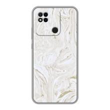 Мраморный чехол на Xiaomi Redmi 10A (VPrint) – Белый мрамор