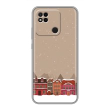 Новогодние, Праздничные Чехлы для Xiaomi Redmi 10A - 2024 год (Зимний город)