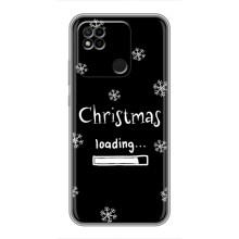 Рождественские, Праздничные Чехлы для Редми 10А (Christmas loading)