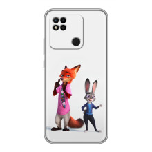 Силиконовый чехол с принтом Зоотрополіс для Xiaomi Redmi 10A – Джуди и Ник