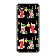 Силіконовий бампер на різдво для Xiaomi Redmi 10A (Різдвяні подарунки)