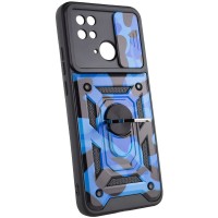 Ударопрочный чехол Camshield Serge Ring Camo для Xiaomi Redmi 10C – Синий