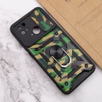 Ударопрочный чехол Camshield Serge Ring Camo для Xiaomi Redmi 10C – Зеленый