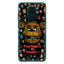 Чехлы Пять ночей с Фредди для Сяоми Редми 10Х (Freddy)