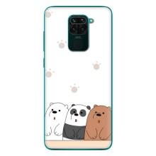 Чохли з зображенням різних тварин на Xiaomi Redmi 10X (Здивовані ведмедики)