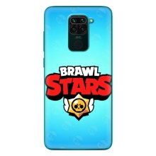 Чехлы Brawl Stars для Xiaomi Redmi 10X (AlphaPrint) – Лого Бравл Старс