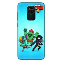 Чехлы Brawl Stars для Xiaomi Redmi 10X (AlphaPrint) – Тріо героїв