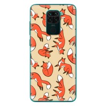 Чехлы с картинкой Лисички для Xiaomi Redmi 10X (VPrint) (Лисички)