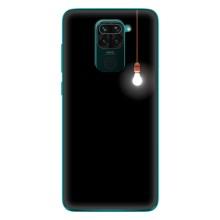 Чехол с картинками на черном фоне для Xiaomi Redmi 10X – Лампочка