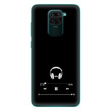 Чехол с картинками на черном фоне для Xiaomi Redmi 10X – Плеер