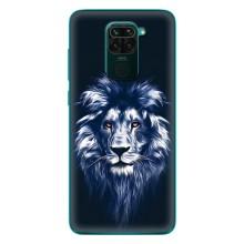 Чехол с картинкой на Xiaomi Redmi 10X – Лев - синий