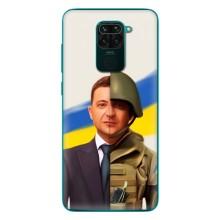 Чехол для Xiaomi Redmi 10X (AlphaPrint - с принтом Зеленского) – Зеленский солдат