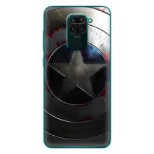 Чехол с Щитом Капитана Америки на Xiaomi Redmi 10X – Ретро Щит Капитана