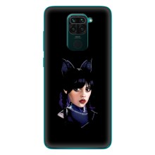 Чехлы Венсдей на Xiaomi Redmi 10X Уэнсдей (AlphaPrint) (серьезная Уэнздей)