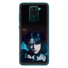 Чехлы Венсдей на Xiaomi Redmi 10X Уэнсдей (AlphaPrint) (взгляд Уэнздей)