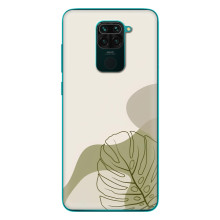 Силконовий чохол з принтом в квітах на Xiaomi Redmi 10X – Монстера зелена