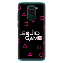 Чехол Гра в кальмара для Xiaomi Redmi 10X – Логотип игры кальмара