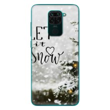 Новогодние, Праздничные Чехлы для Xiaomi Redmi 10X - 2024 год (Let it snow)