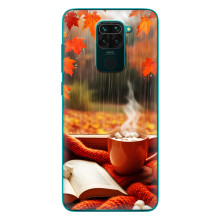 Чохол з унікальним дизайном 'Осінь з кавою' для Xiaomi Redmi 10X – Кава і дощ
