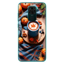 Чохол з унікальним дизайном 'Осінь з кавою' для Xiaomi Redmi 10X – Кава і гарбузики