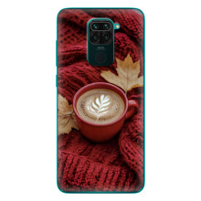 Чохол з унікальним дизайном 'Осінь з кавою' для Xiaomi Redmi 10X – Кава на ковдрі