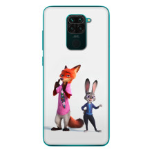 Силиконовый чехол с принтом Зоотрополіс для Xiaomi Redmi 10X – Джуди и Ник