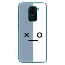 Силиконовые Чехлы (смешные стикеры) для Xiaomi Redmi 10X – Серо-белый
