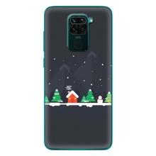 Силіконовий бампер на різдво для Xiaomi Redmi 10X (Місто зимове)