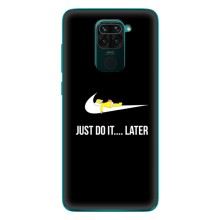 Силиконовый Чехол на Xiaomi Redmi 10X с картинкой Nike – Later