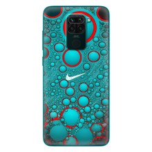 Силиконовый Чехол на Xiaomi Redmi 10X с картинкой Nike (Найк зеленый)