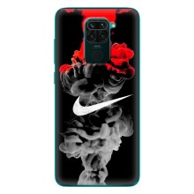 Силиконовый Чехол на Xiaomi Redmi 10X с картинкой Nike – Nike дым