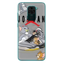 Силиконовый Чехол Nike Air Jordan на Сяоми Редми 10Х (Air Jordan)