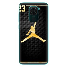 Силиконовый Чехол Nike Air Jordan на Сяоми Редми 10Х (Джордан 23)