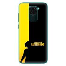 Чехол (TPU) с картинкой "Лого Пабг" на Сяоми Редми 10Х – Battlegrounds