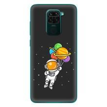 Силиконовый Чехол с принтом "Космонавты" на Xiaomi Redmi 10X – Космонавт с шариками