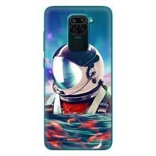 Силиконовый Чехол с принтом "Космонавты" на Xiaomi Redmi 10X – Космонавт в воде