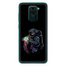Силиконовый Чехол с принтом "Космонавты" на Xiaomi Redmi 10X – В руках земля