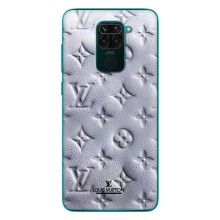 Текстурный Чехол Louis Vuitton для Сяоми Редми 10Х (Белый ЛВ)