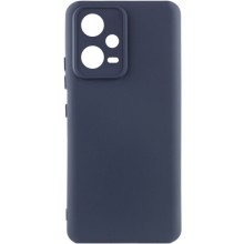 Чехол Silicone Cover Lakshmi Full Camera (AAA) для Xiaomi Poco X5 5G / Redmi Note 12 5G – Темно-синий