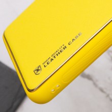 Шкіряний чохол Xshield для Xiaomi Poco X5 5G / Redmi Note 12 5G – Жовтий