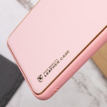 Кожаный чехол Xshield для Xiaomi Poco X5 5G / Redmi Note 12 5G – Розовый