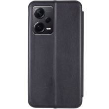 Кожаный чехол (книжка) Classy для Xiaomi Poco X5 5G / Note 12 5G – Черный