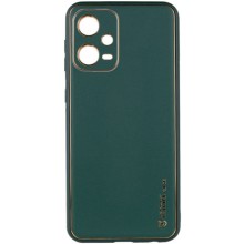 Кожаный чехол Xshield для Xiaomi Poco X5 5G / Redmi Note 12 5G (Зеленый)