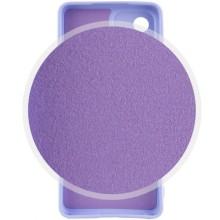 Чохол Silicone Cover Lakshmi Full Camera (AA) with logo для Xiaomi Poco X5 5G / Note 12 5G – Бузковий
