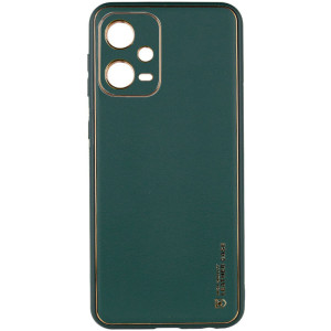 Шкіряний чохол Xshield для Xiaomi Poco X5 5G / Redmi Note 12 5G (Зелений)