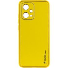 Кожаный чехол Xshield для Xiaomi Poco X5 5G / Redmi Note 12 5G – Желтый